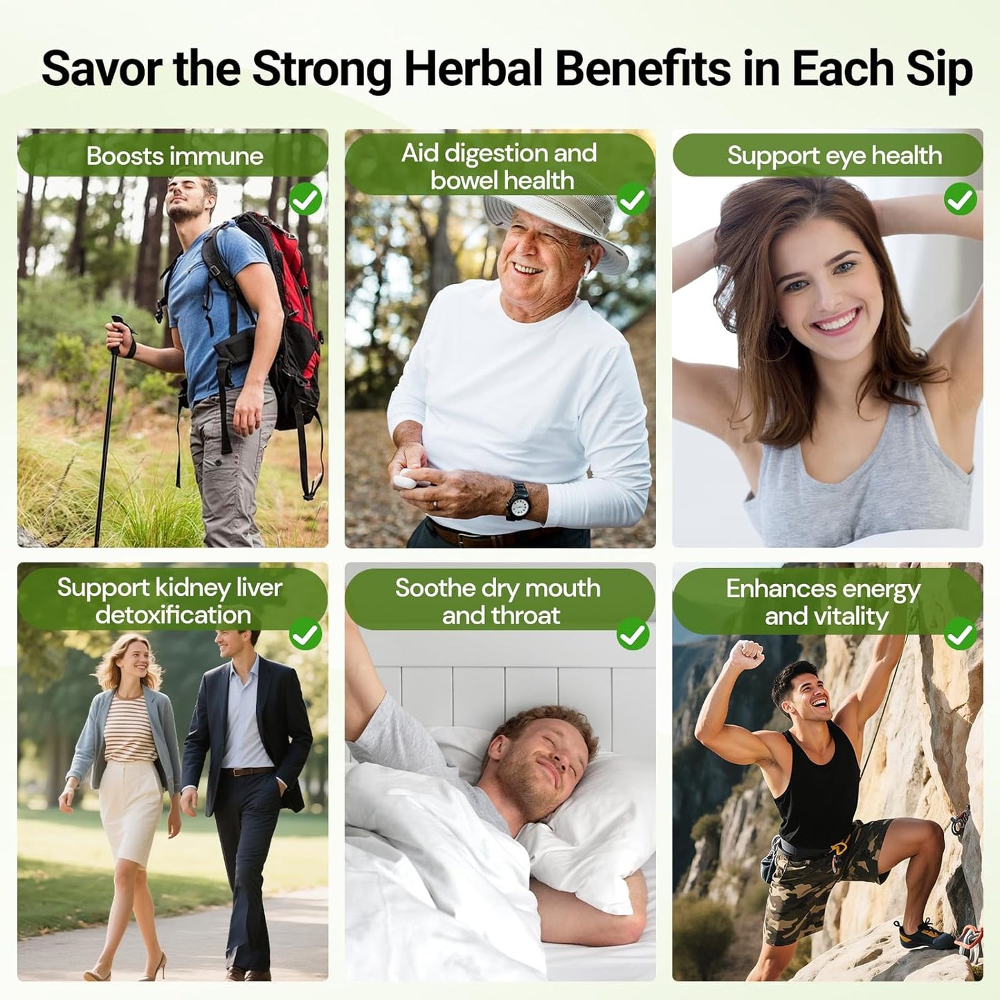 Liver Detox Tea, Chinese Natural Kidney and Liver Cleanse Detox Herbal Tea Support Healthy Kidney Function with 11 Precious Ingredients Formula (15 Bags/1 Pack)