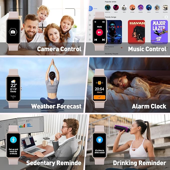 Activity & Fitness Trackers, 1.47" Smart Fitness Watch with 24/7 Blood Pressure/Blood Oxygen/Heart Rate/Stress Monitoring, IP67 Waterproof Calorie Step Sleep Tracker Health Watch for Women Men