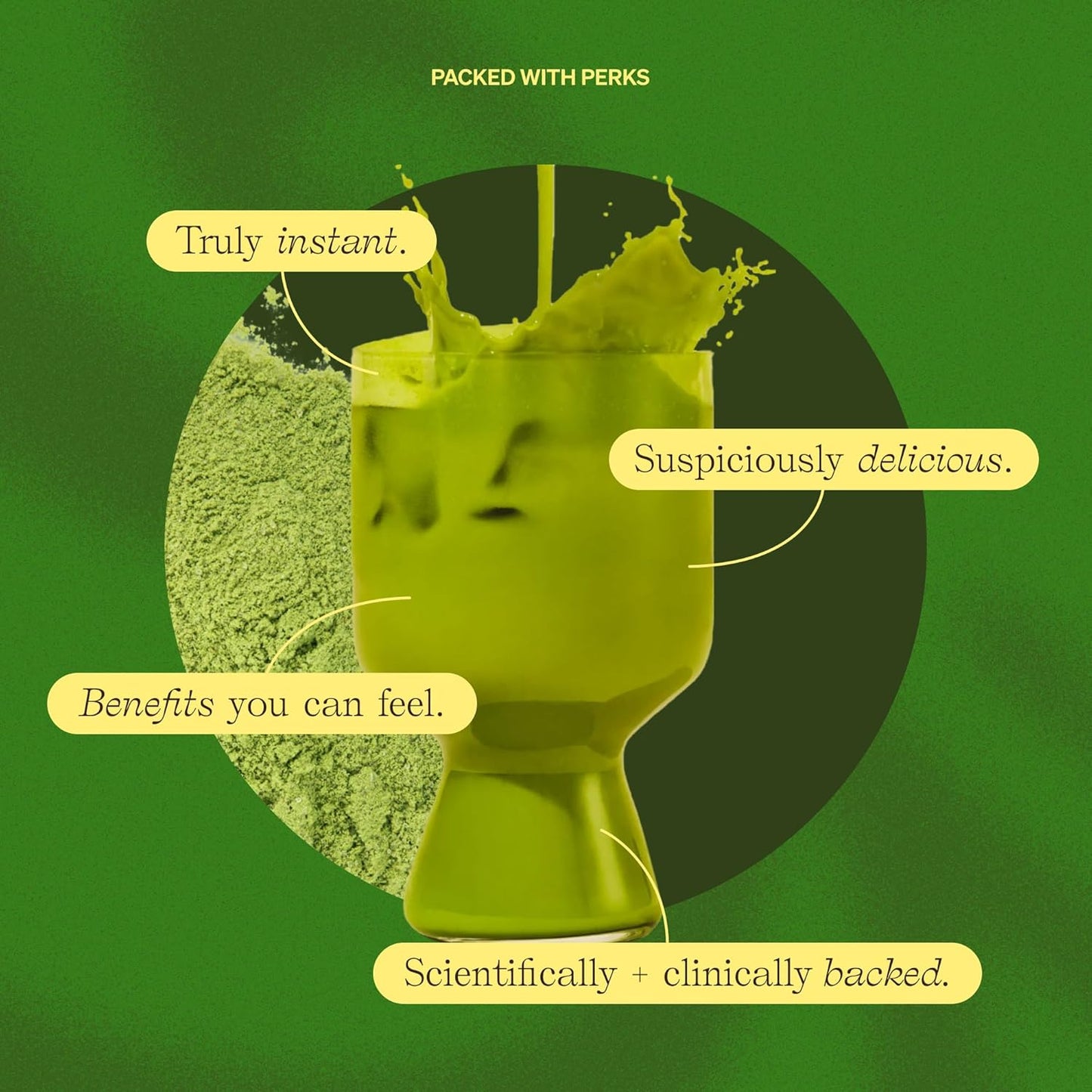 Clevr Blends Pistachio Matcha SuperLatte, Organic Ceremonial Grade, Instant Superfood Powder Blend with Lions Mane, Reishi Mushroom, Coconut Cream, Oat Milk, Ashwagandha, Serve Hot or Iced (14 Lattes)