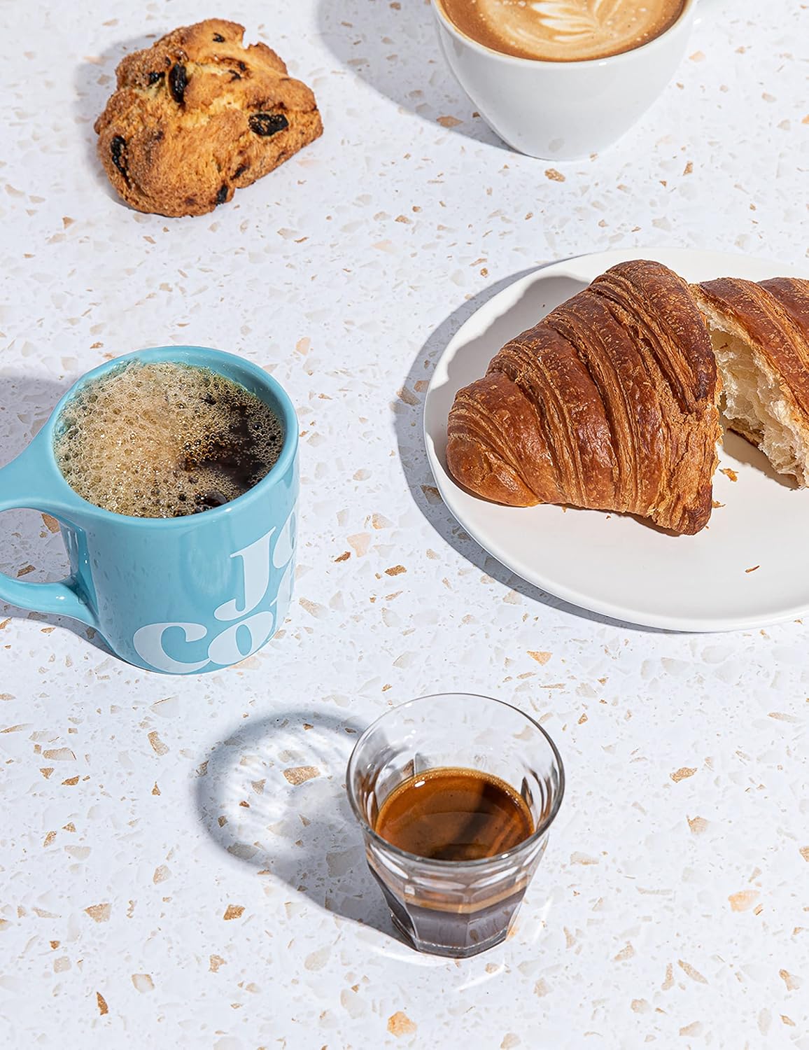 Joe Coffee Company (NYC Roaster), Half Moon Half Caffeinated Ground Specialty Coffee, 12 oz Bag, Rainforest Alliance Certified, Kosher, Climate Friendly