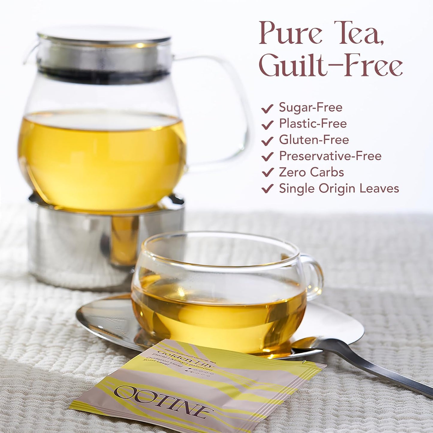 OOTINE Oolong Tea Bags – Taiwan Tea Loose Leaf Gift Set (3 Flavors, 9 Pyramid Sachets), Individually Wrapped, Handcrafted, Single-Origin Taiwanese Oolong, Multiple Infusions