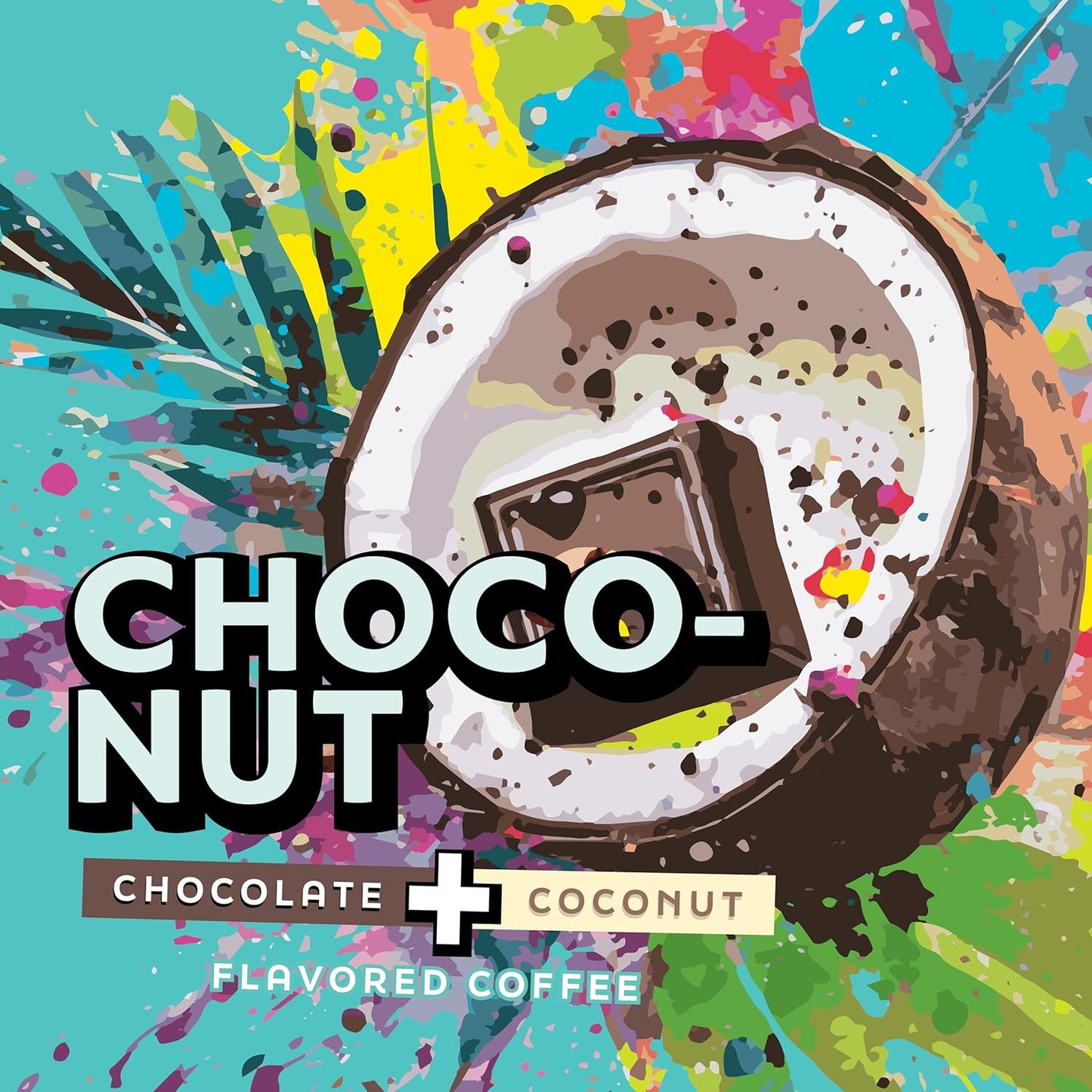 Java Factory Coffee Pods Choconut, 40 Count - Chocolate Coconut Flavored, Compatible with Keurig K Cup Brewers, Tropical Delight for Coffee Lovers