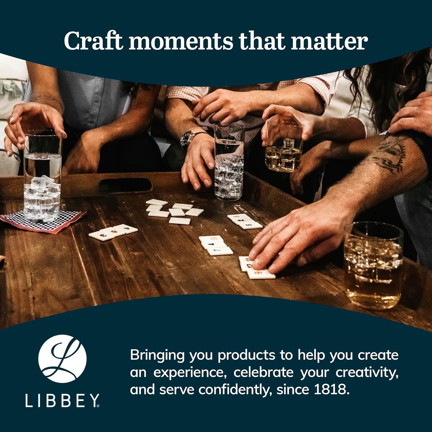 Libbey Lisbon 16-Piece Tumbler and Rocks Glass Set