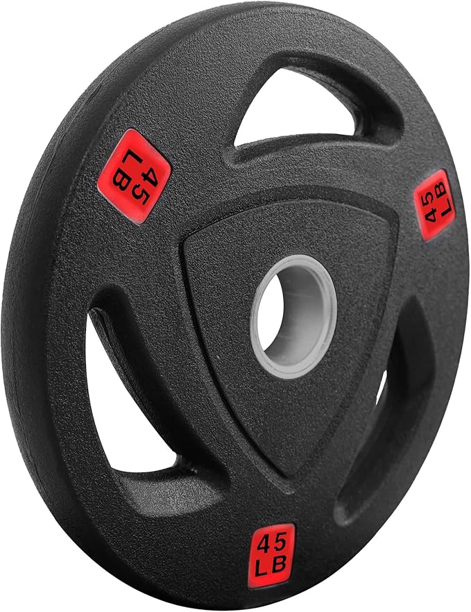 Signature Fitness Vinyl Coated Cast Iron Plate Weight