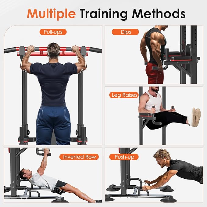 soges Power Tower Pull Up Bar Station