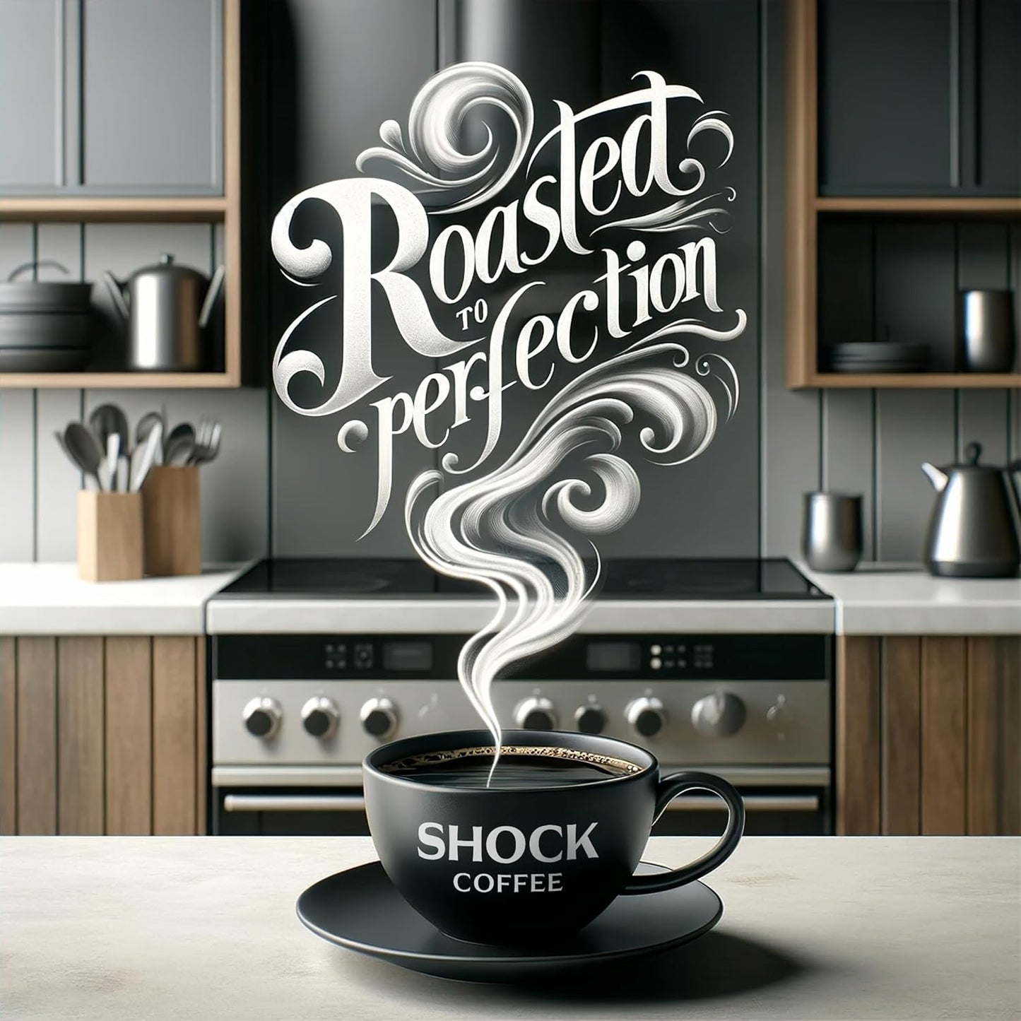 Shock Coffee Whole Bean, The Strongest Caffeinated All-Natural Coffee, Up to 50% more Caffeine. 1 pound