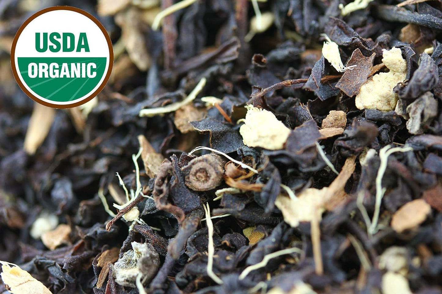 Classic Chai Tea Loose Leaf | CEYLON (110+ Cups) | 100% CERTIFIED ORGANIC Chai Ingredients| Black Tea, Cinnamon, Cardamom, Cloves & Black Pepper | Brews Chai Latte | Ancient Indian House Recipe | 8oz