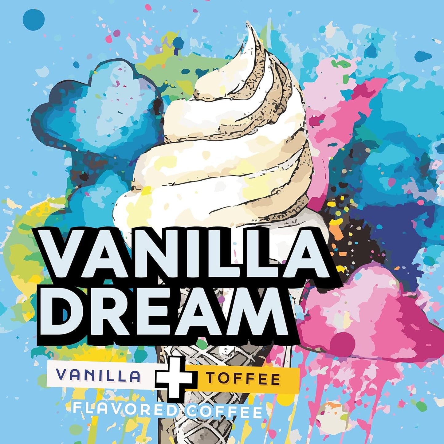 Java Factory Coffee Pods Vanilla Flavored Coffee Compatible with K Cup Brewers Including 2.0, Vanilla Dream, 80 Count