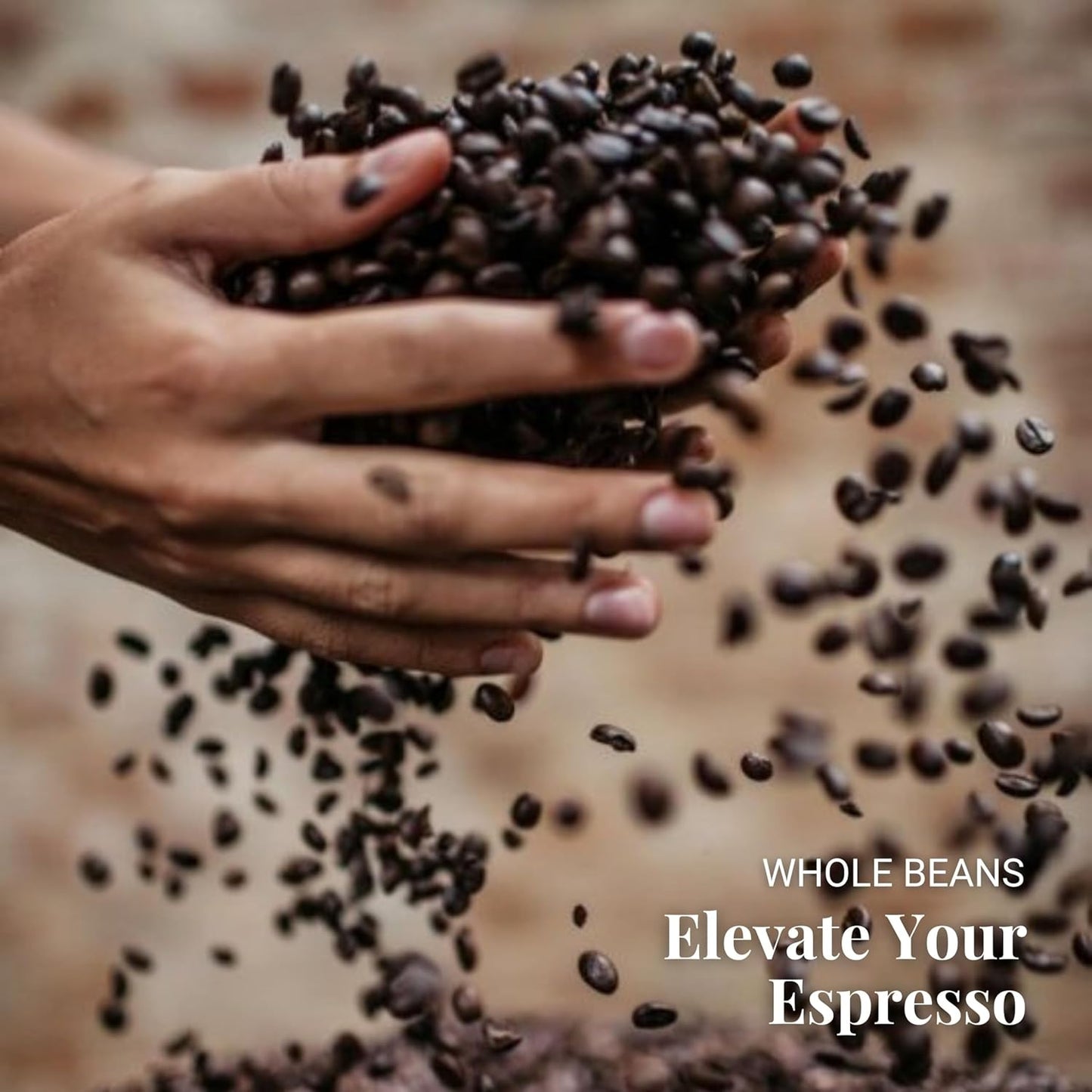 Caffe Vergnano 1882 Antica Bottega Whole Bean Arabica Medium Roast Espresso, 2.2 lbs Bag - Italian Coffee Beans with notes of Chocolate, Nuts & Caramel, Intensity 5/10-1000g Bag