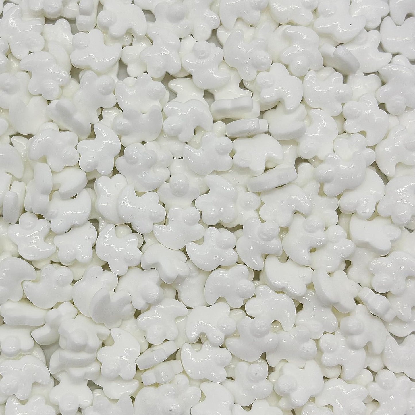 Dynastang Ghosts Sprinkles Halloween Edible Ghost Cake Decoration Cupcake Toppers Cookie Decorating Perfect for Cakes, Cupcakes, Desserts Toppings 3OZ