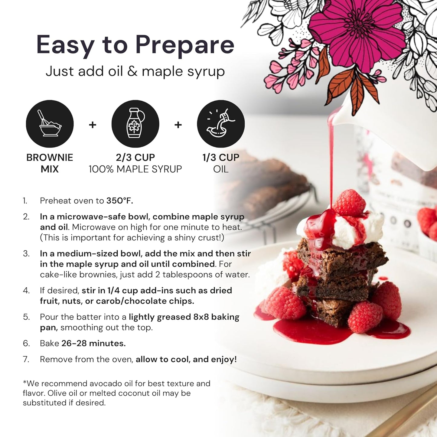 eat G.A.N.G.S.T.E.R. Chewy Choconot Brownie Mix - Allergy-Friendly Baking Mix, Grain-Free, No Dairy, Nuts, Gluten, Dairy - For Paleo & AIP Diets, Try with Chocolate or Carob Chips & Nut Butters