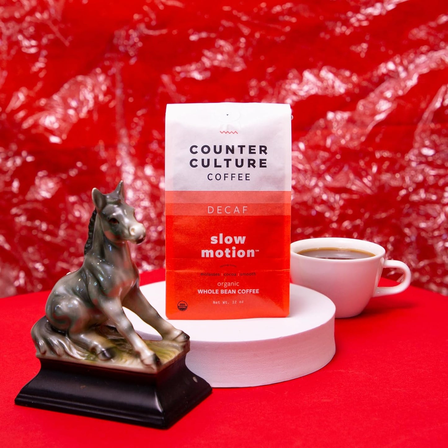 Counter Culture Coffee - Fresh Roasted Certified Organic Whole Bean Coffee (Kosher) (Slow Motion Double Pack)