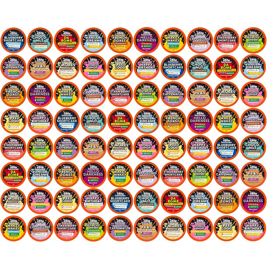 Java Factory Coffee Pods Compatible with K Cup Brewers Including 2.0, Assorted Variety Pack, 80 Count