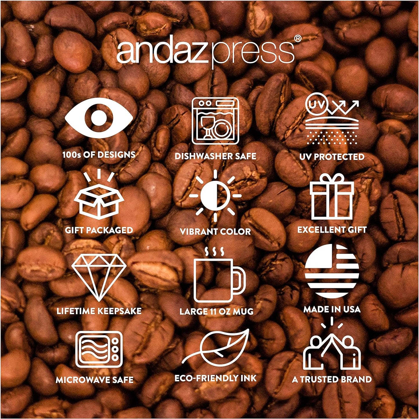 Andaz Press Funny Family 11oz. Coffee Mug Gift, Thank You for Being My Neighbor, Punch in Face, 1-Pack, Christmas Birthday Drinking Cup Present Ideas