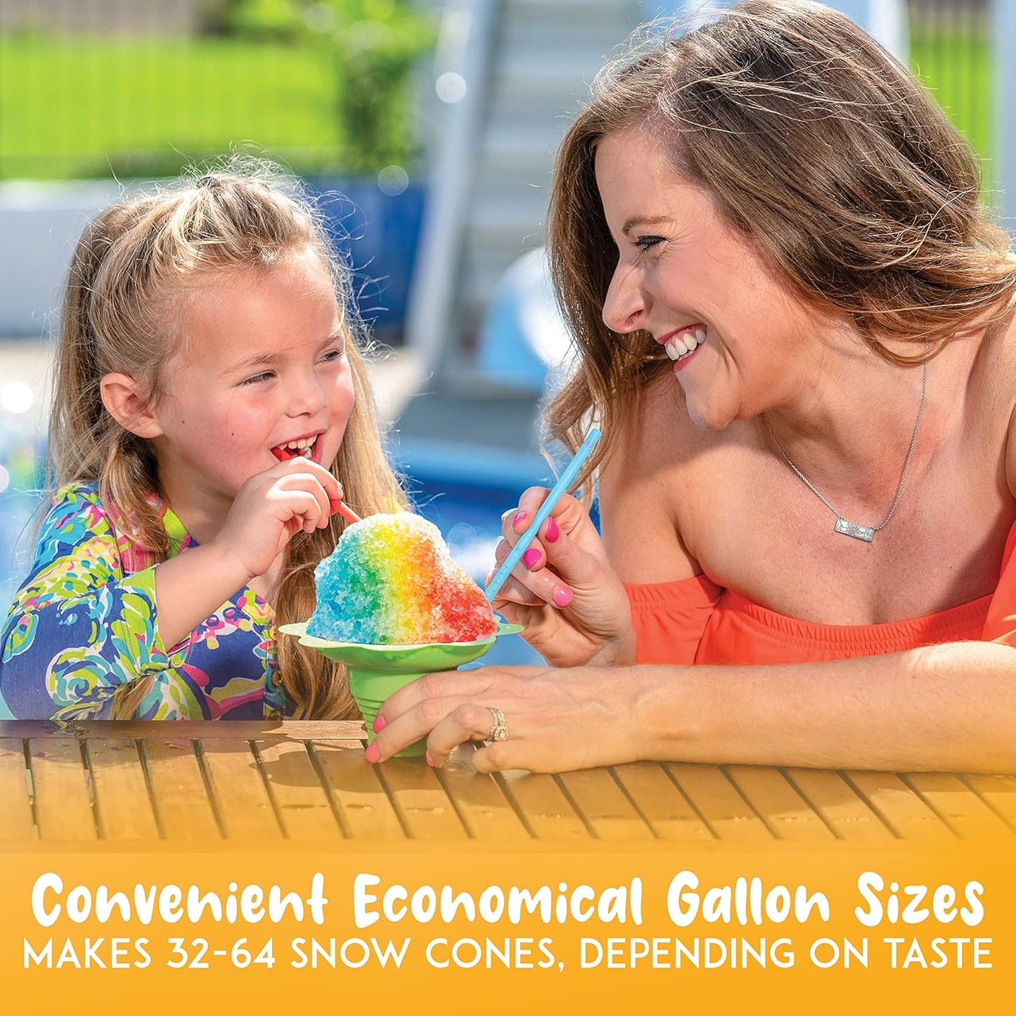 Hawaiian Shaved Ice Syrup Gallon 4-pack, Cherry, Grape, Blue Raspberry & Tiger’s Blood, for Slushies, Italian Soda, Seltzers, Popsicles, & More, No Refrigeration Needed, Allergy-friendly