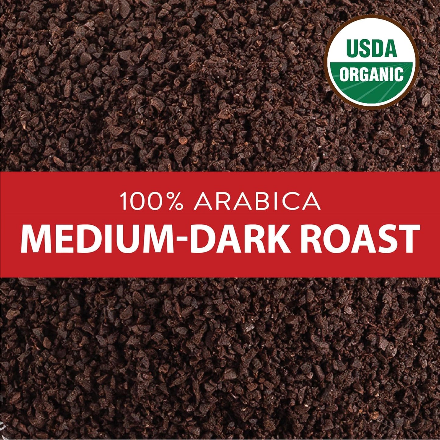 SF Bay Coffee Organic Rainforest Blend 28 oz Bag, Ground Medium Dark Roast, USDA Organic