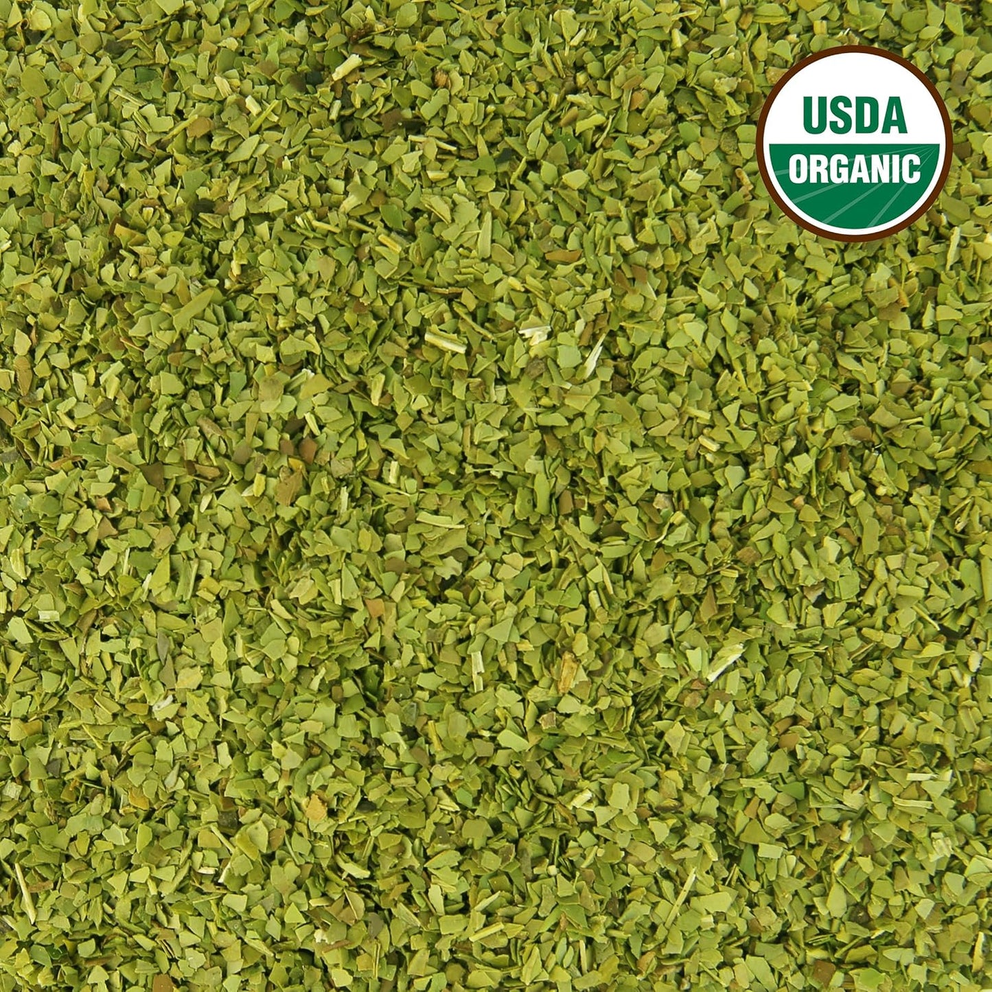 Yerba Mate Tea 1LB (16Oz) HI-CAFFEINE 100% CERTIFIED Organic SUPER-GREEN Yerba Mate | NO Dust | FRESH - NEVER Aged (Ilex Paraguariensis) | Brazilian Rain Forest Grown from U.S. Wellness Naturals