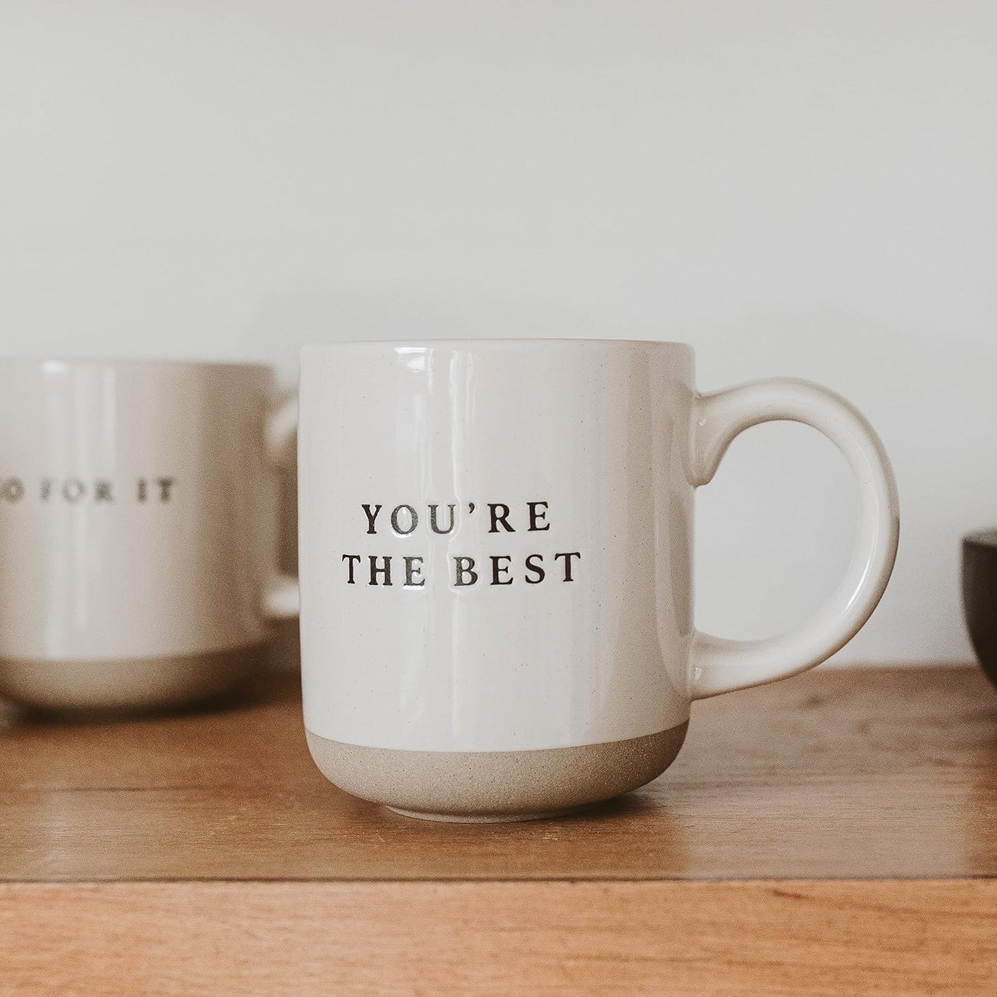 Sweet Water Decor You're The Best Stoneware Coffee Mug | Inspirational Mug | Novelty Coffee Mugs | Microwave & Dishwasher Safe | 14oz Coffee Cup